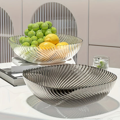 Clear Round PET Salad Bowls Portable Easy Clean Serving Dish | Under $100 | Kitchen + Metal