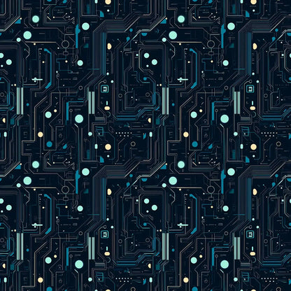Digital Nexus Blueprint Wallpaper