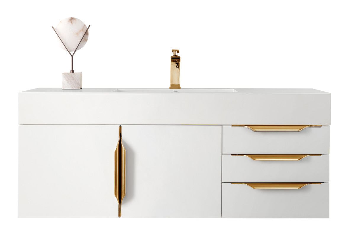 Columbia 48" Single Wall Mount Vanity Cabinet