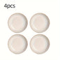 4Piece 8Inch Ceramic Dinner Plates Set  Elegant  Durable