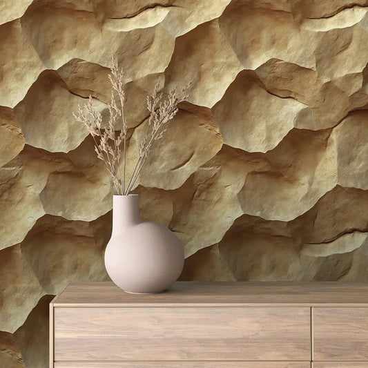 Sun-Kissed Sandstone Layers