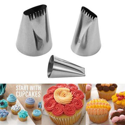 1/3PCS Basket Weave Tips Icing Piping Nozzle