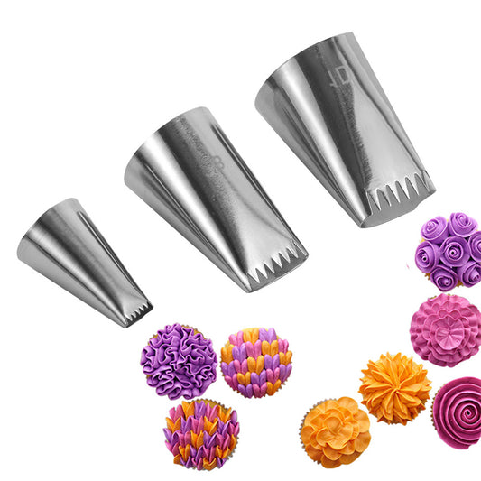 1/3PCS Basket Weave Tips Icing Piping Nozzle