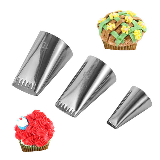 1/3PCS Basket Weave Tips Icing Piping Nozzle