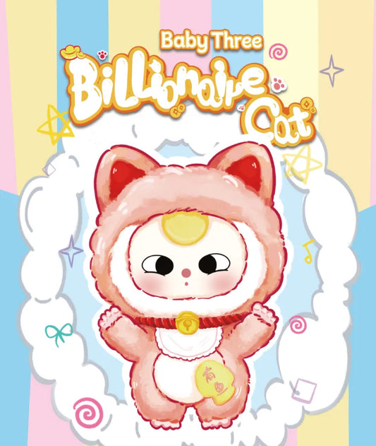 Baby Three Billionaire Cat Plush Series Blind Box