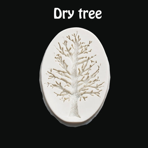 1 Pc Home DIY Chocolate Tree Leaves Shape Cake