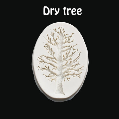 1 Pc Home DIY Chocolate Tree Leaves Shape Cake