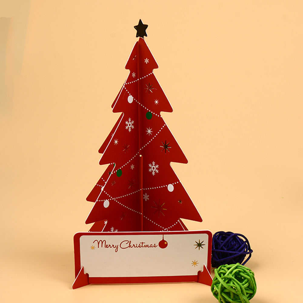 1 Pcs Pop Up 3D Christmas Cards Birthday Thanks