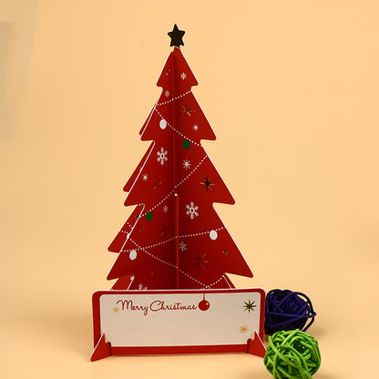 1 Pcs Pop Up 3D Christmas Cards Birthday Thanks