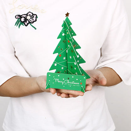 1 Pcs Pop Up 3D Christmas Cards Birthday Thanks
