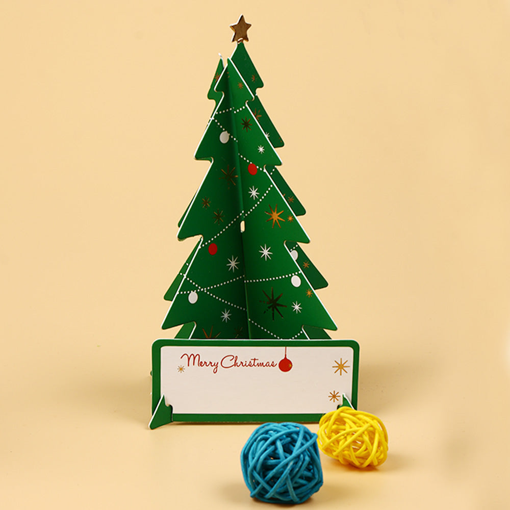 1 Pcs Pop Up 3D Christmas Cards Birthday Thanks
