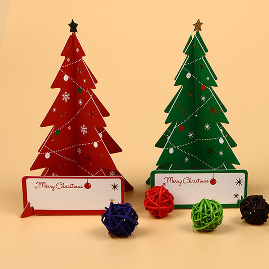 1 Pcs Pop Up 3D Christmas Cards Birthday Thanks