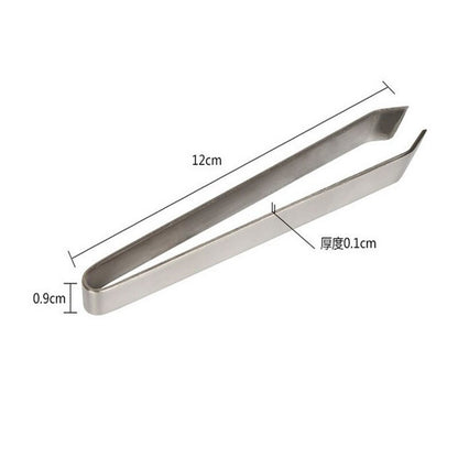 1 Pcs Useful Fish Bone Stainless Steel Tweezers