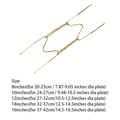1 Pcs Wall Display Metal Plates Hanger W Shape