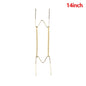 1 Pcs Wall Display Metal Plates Hanger W Shape