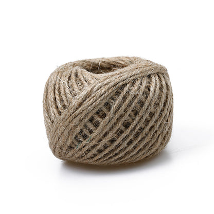 1 Roll Multicolor 50M Natural Burlap Hessian Jute
