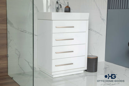 Adora 24" White Bathroom Cabinet