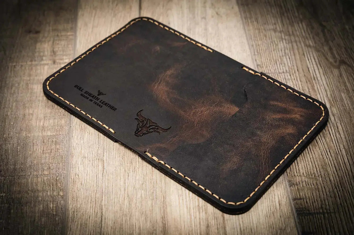The Georgetown Minimalist Wallet in Walnut Brown