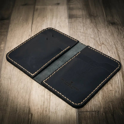 The Tyler Vertical Wallet - Black