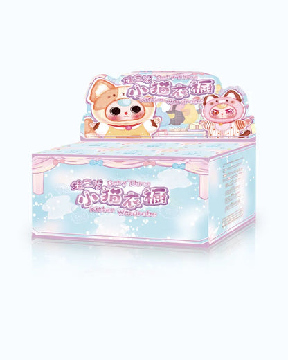 Baby Three Kitten Wardrobe Plush Series Blind Box