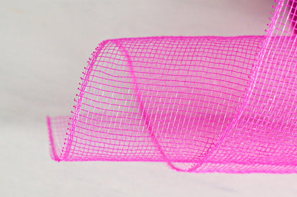 10"X10YD MESH HOT PINK
