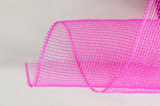 10"X10YD MESH HOT PINK