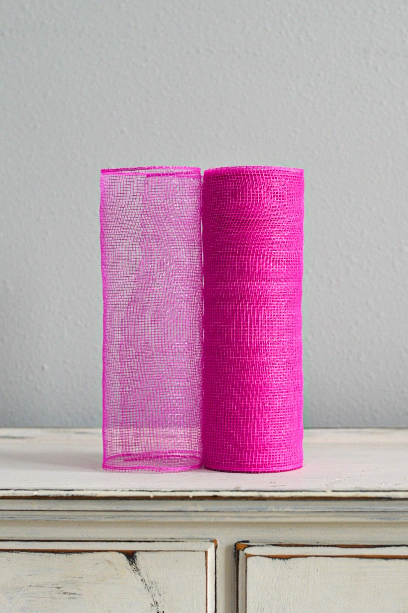 10"X10YD MESH HOT PINK