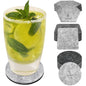 Premium Felt Coasters for Drink Set of 18 Pcs - (square/circle/hexagon)