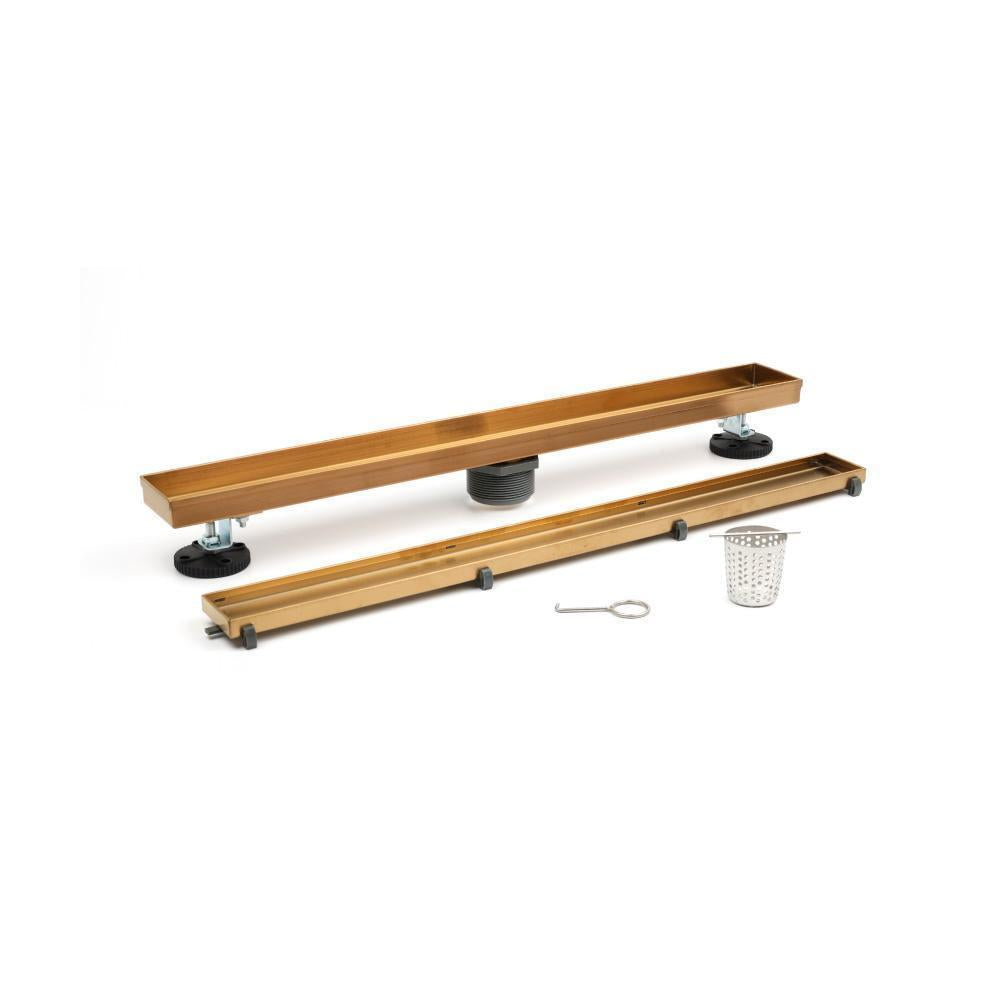 Flusso 10.LDR.2403 24" Tile Insert Linear Drain with 2" Outlet