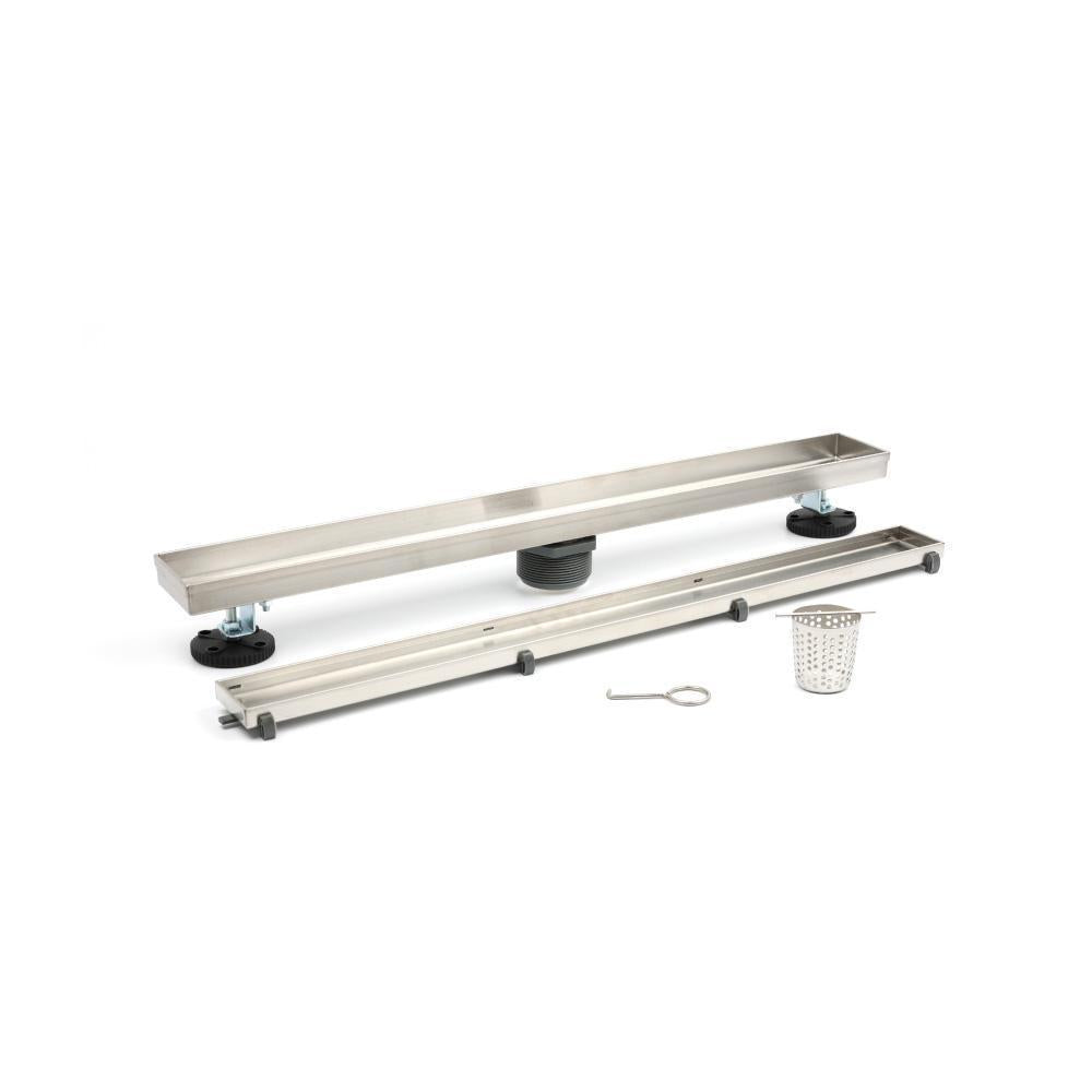 Flusso 10.LDR.2403 24" Tile Insert Linear Drain with 2" Outlet