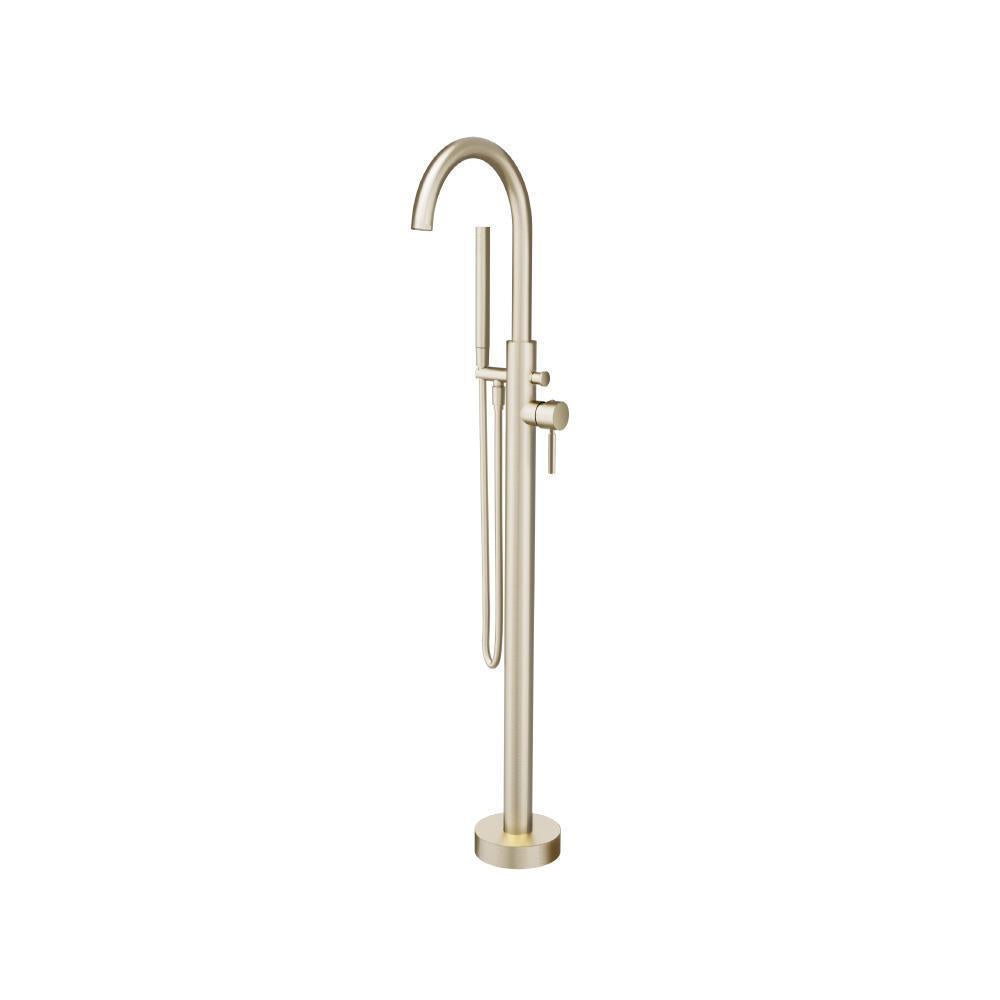 Flusso 100.1170 Freestanding Floor Mount Bathtub/Tub Filler With Hand Shower