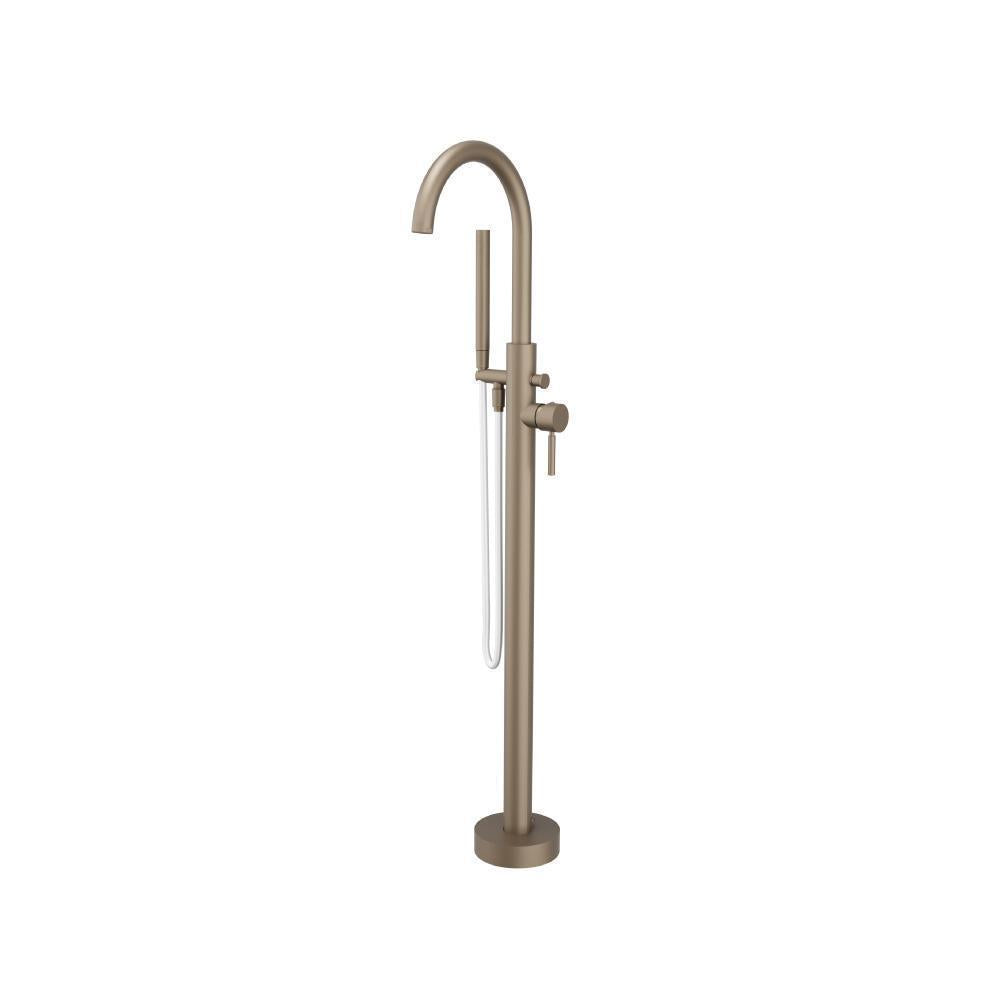 Flusso 100.1170 Freestanding Floor Mount Bathtub/Tub Filler With Hand Shower