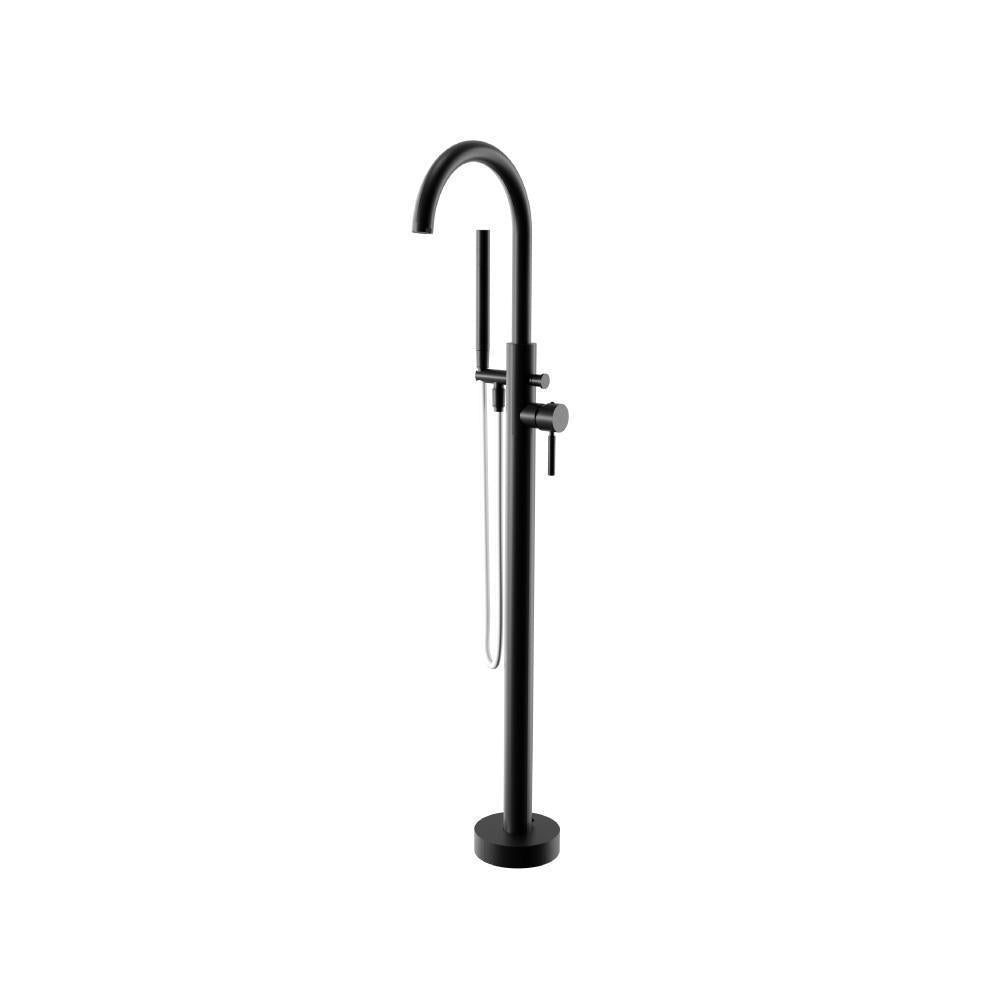 Flusso 100.1170 Freestanding Floor Mount Bathtub/Tub Filler With Hand Shower