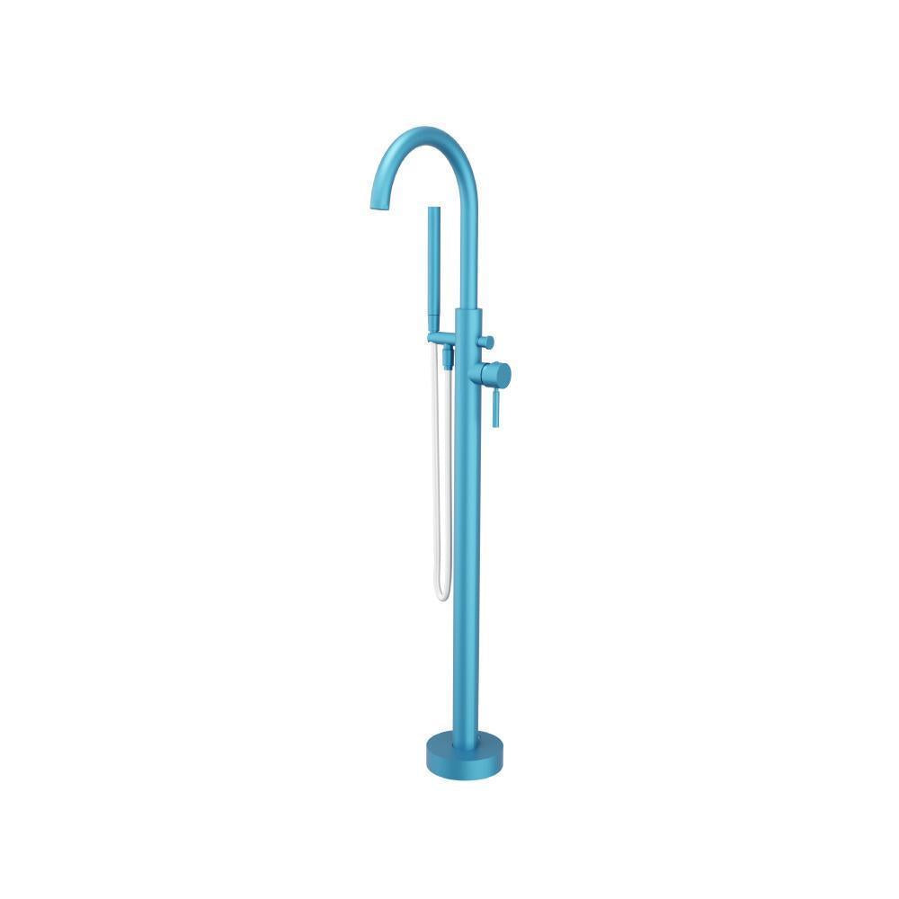 Flusso 100.1170 Freestanding Floor Mount Bathtub/Tub Filler With Hand Shower