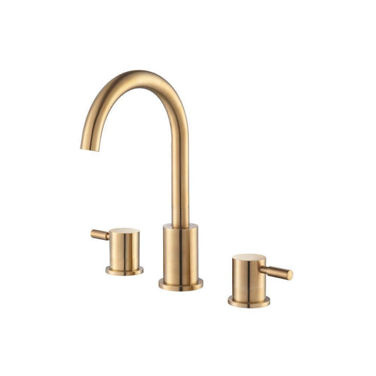 Flusso 100.2000 Three Hole 8" Widespread Two Handle Bathroom Faucet