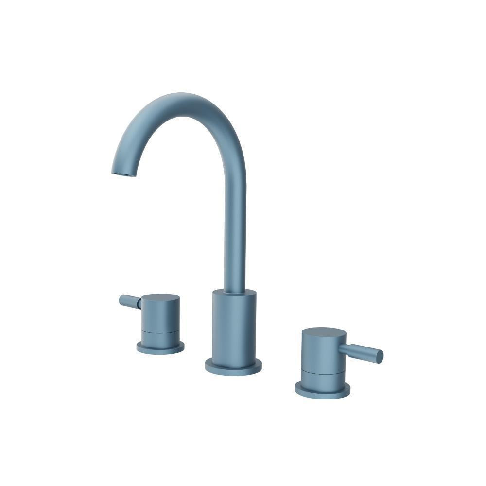 Flusso 100.2000 Three Hole 8" Widespread Two Handle Bathroom Faucet