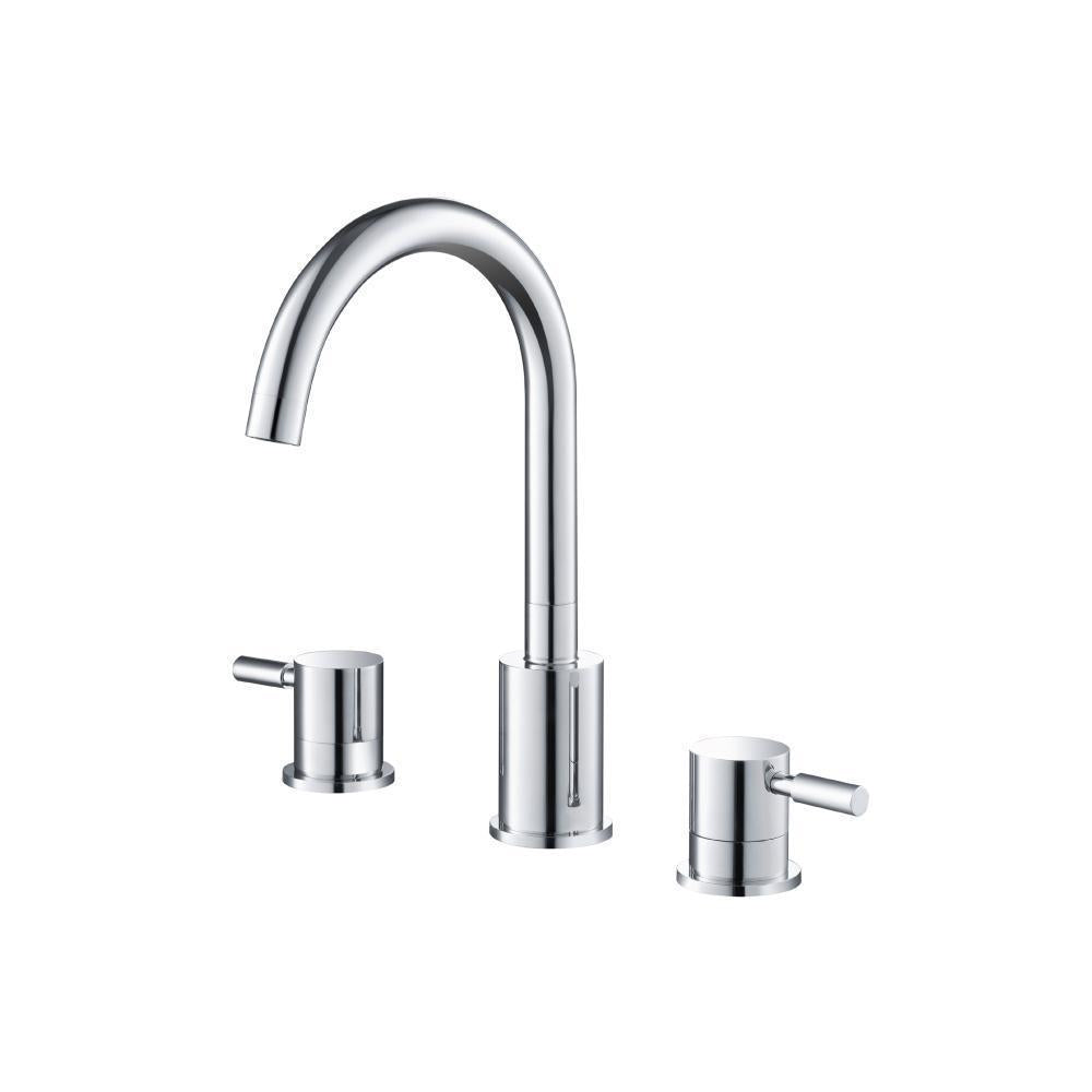 Flusso 100.2000 Three Hole 8" Widespread Two Handle Bathroom Faucet