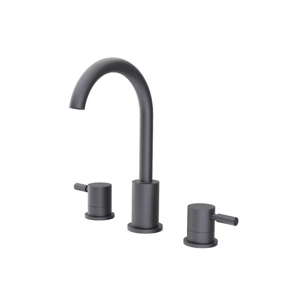 Flusso 100.2000 Three Hole 8" Widespread Two Handle Bathroom Faucet