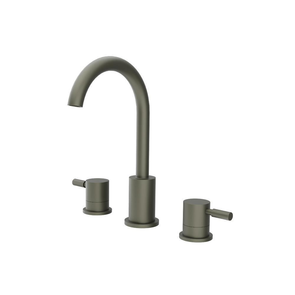 Flusso 100.2000 Three Hole 8" Widespread Two Handle Bathroom Faucet