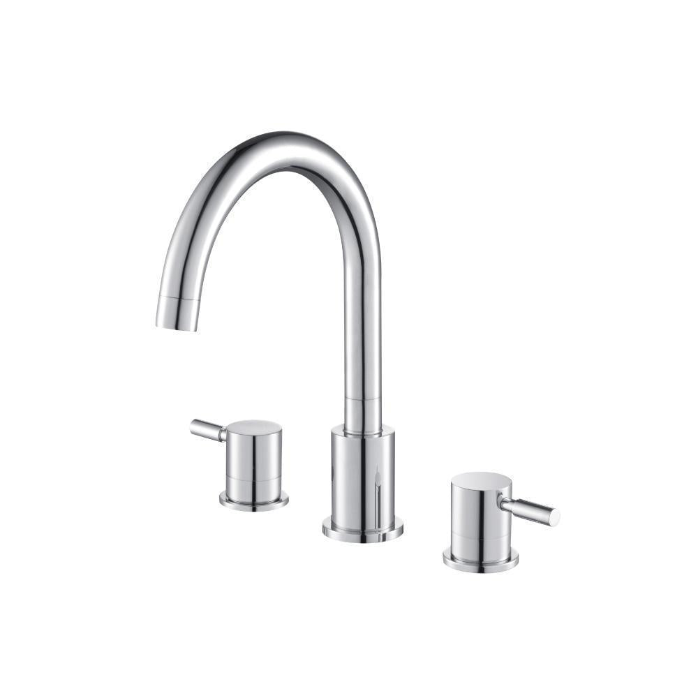 Flusso 100.2410 3 Hole Deck Mount Roman Tub Faucet