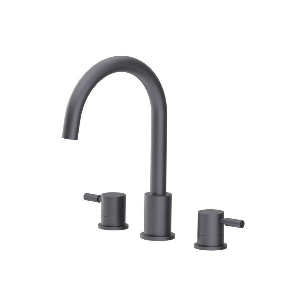 Flusso 100.2410 3 Hole Deck Mount Roman Tub Faucet