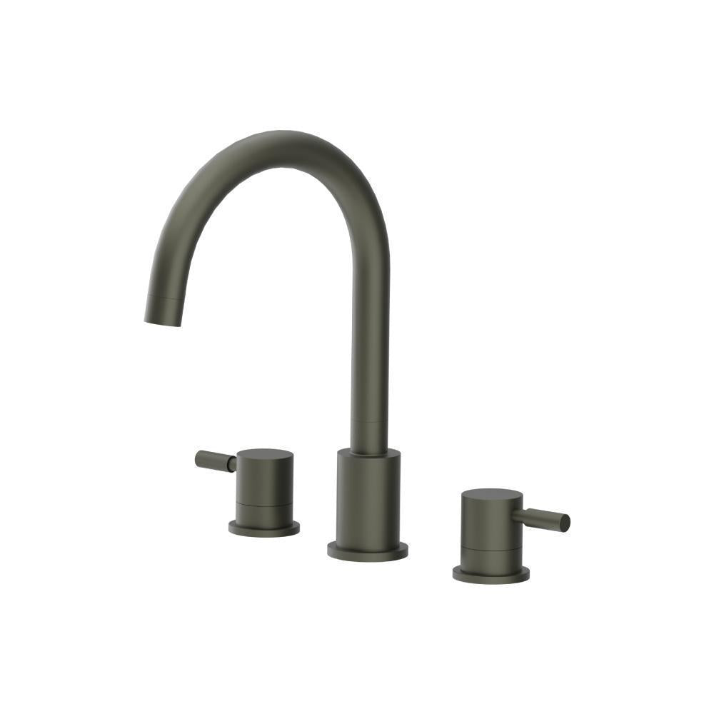 Flusso 100.2410 3 Hole Deck Mount Roman Tub Faucet