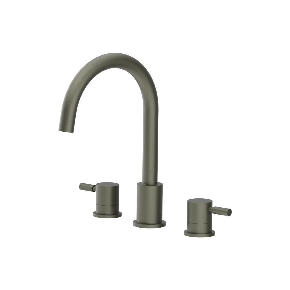 Flusso 100.2410 3 Hole Deck Mount Roman Tub Faucet