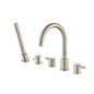 Flusso 100.2420 Five Hole Deck Mounted Roman Tub Faucet With Hand Shower