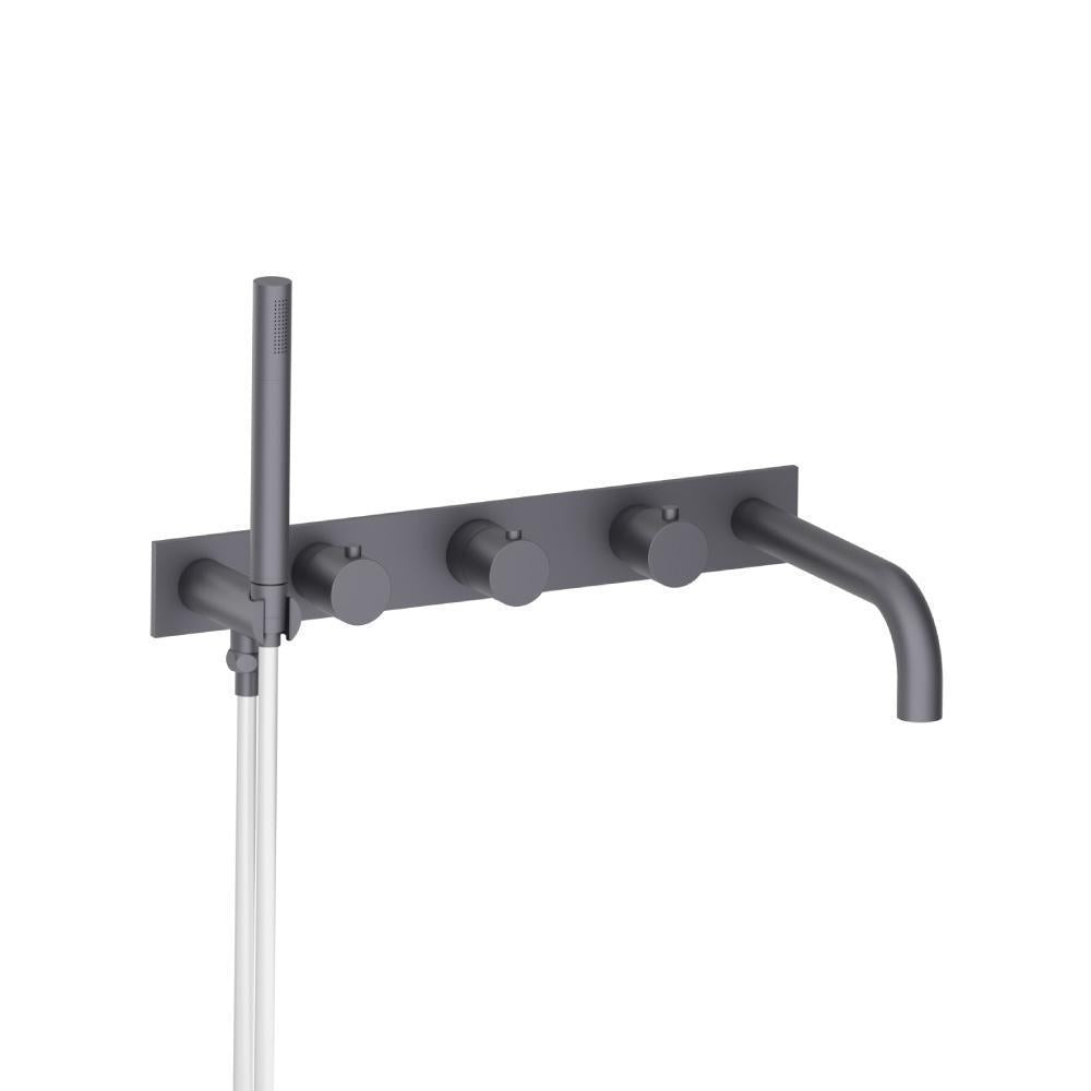 Flusso 100.2691 Wall Mount Tub Filler With Hand Shower