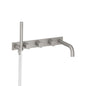Flusso 100.2691 Wall Mount Tub Filler With Hand Shower