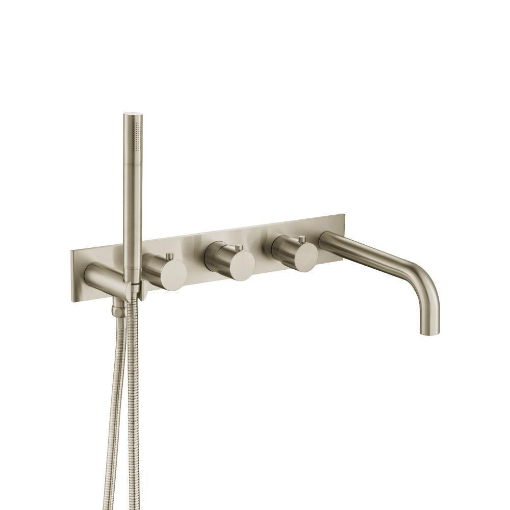 Flusso 100.2691T Trim For Wall Mount Tub Filler With Hand Shower
