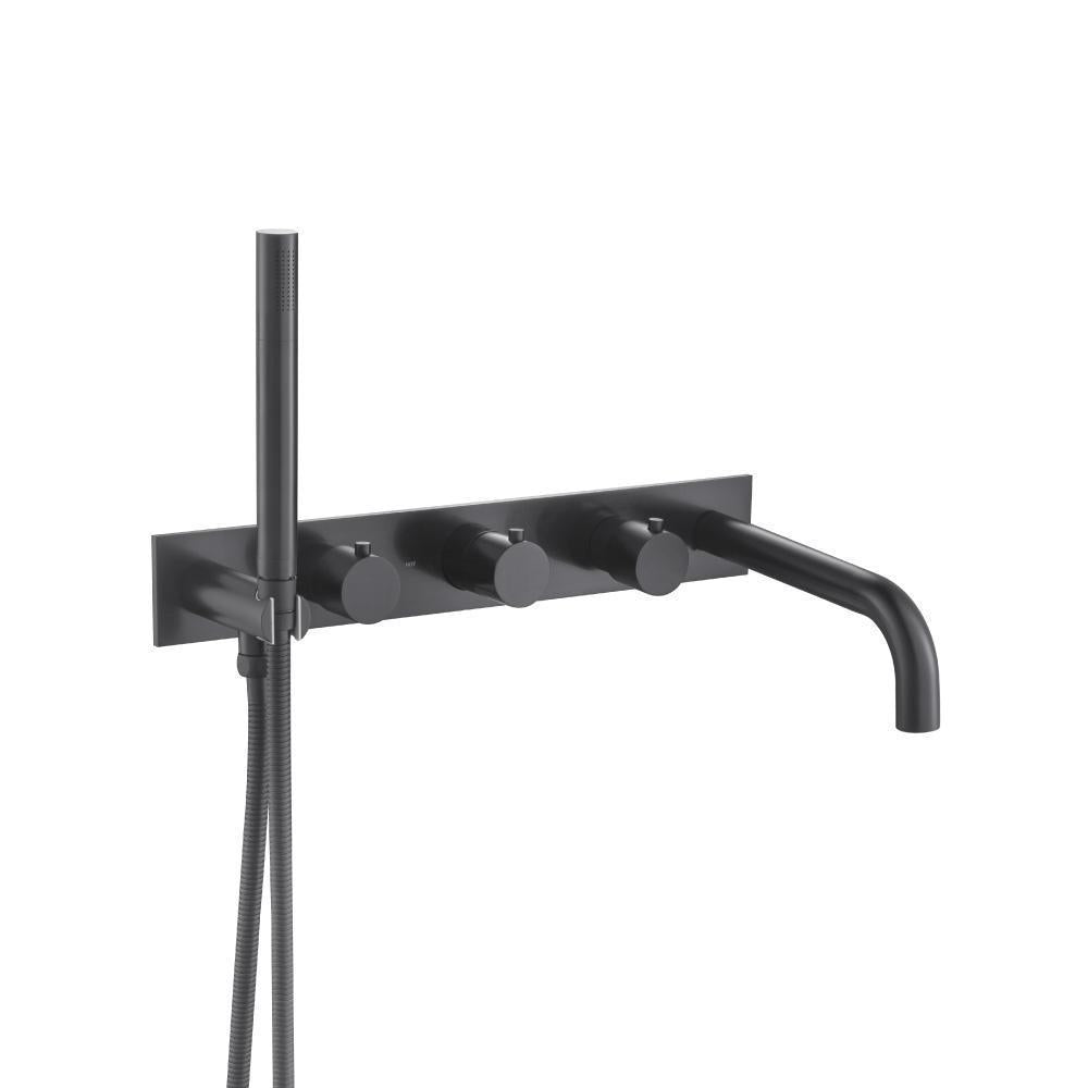 Flusso 100.2691 Wall Mount Tub Filler With Hand Shower