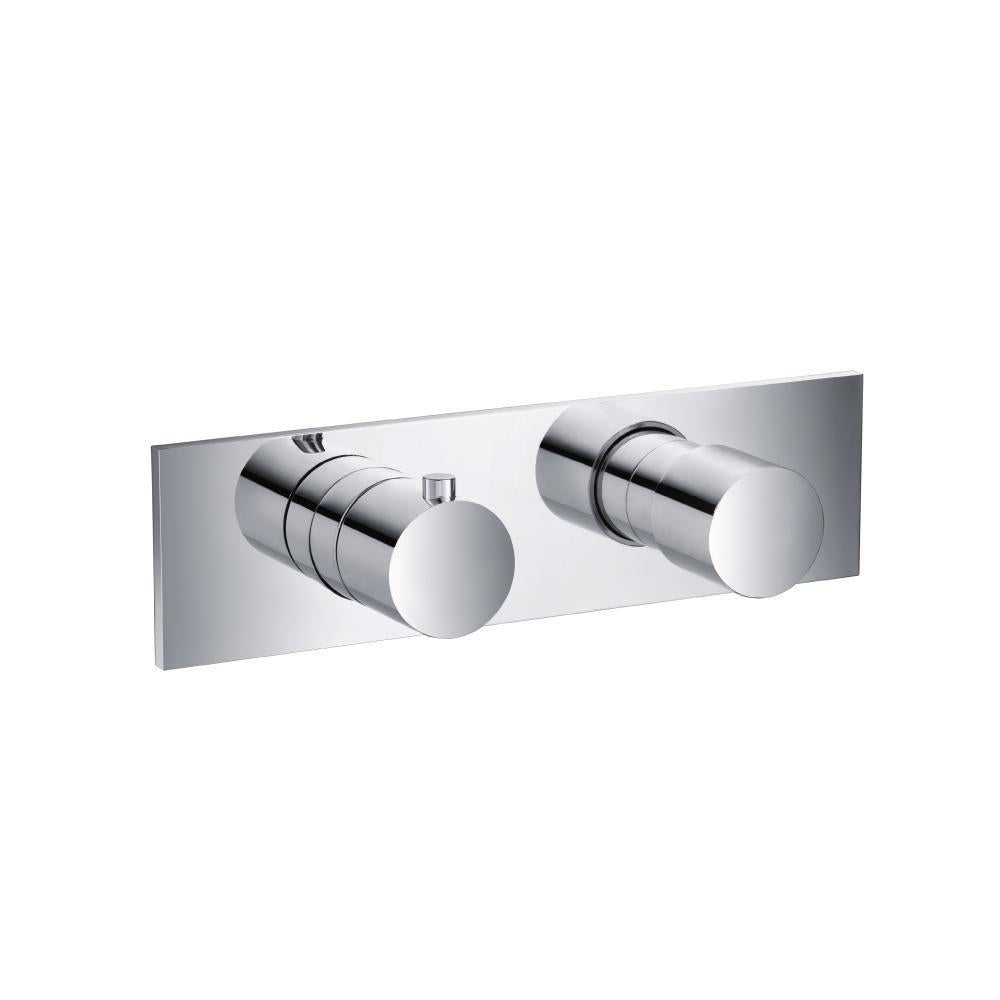 Flusso 100.2693 3/4" Horizontal Thermostatic Shower Valve & Trim - 1 Ouptut