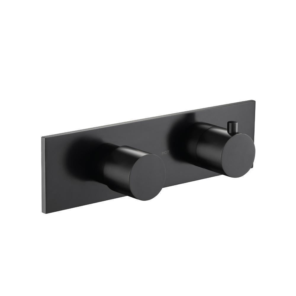 Flusso 100.2693 3/4" Horizontal Thermostatic Shower Valve & Trim - 1 Ouptut